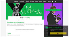 Desktop Screenshot of ed-sheeran.org