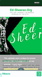 Mobile Screenshot of ed-sheeran.org